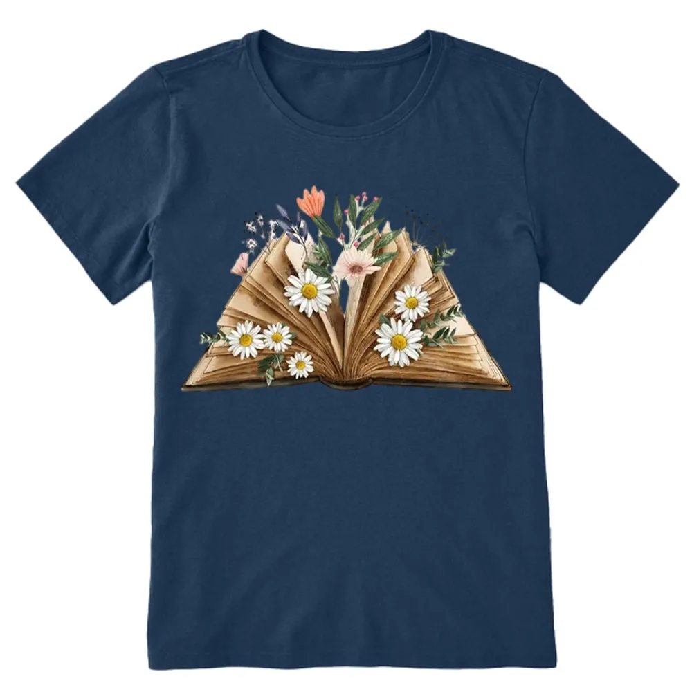Pagewings Reading Flower Book Unisex Classic T-shirt
