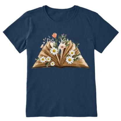 Pagewings Reading Flower Book Unisex Classic T-shirt