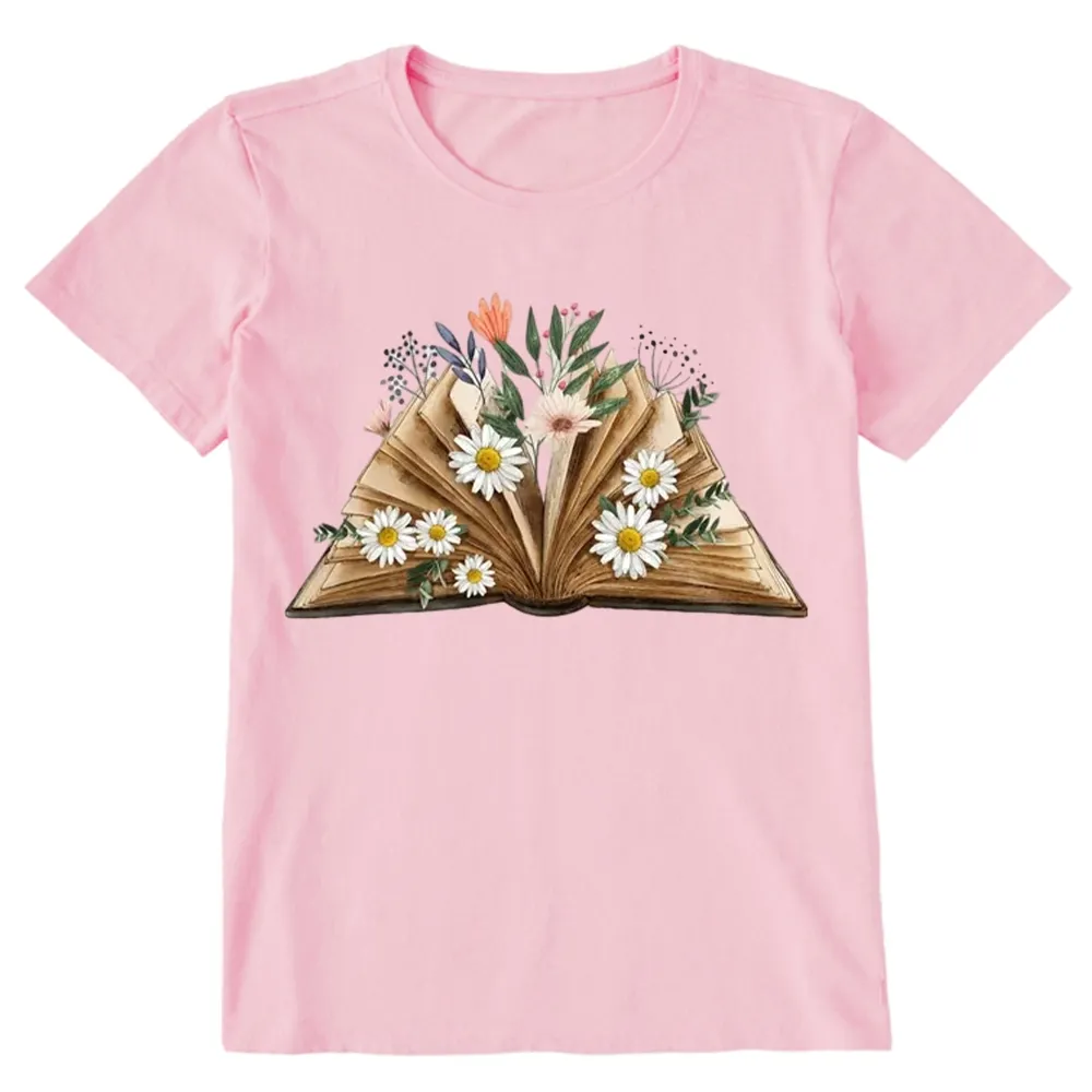Pagewings Reading Flower Book Unisex Classic T-shirt