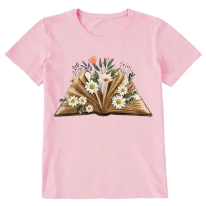Pagewings Reading Flower Book Unisex Classic T-shirt