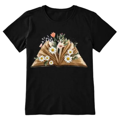 Pagewings Reading Flower Book Unisex Classic T-shirt