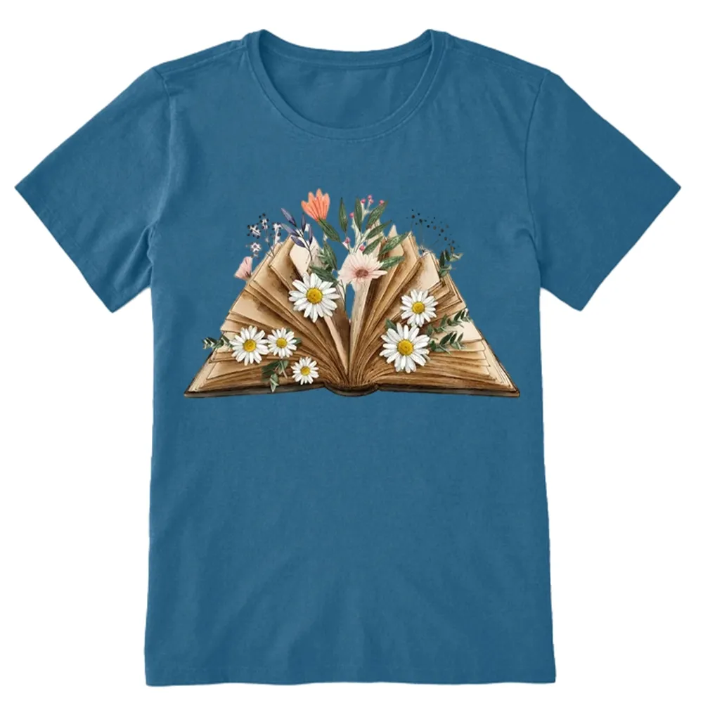 Pagewings Reading Flower Book Unisex Classic T-shirt