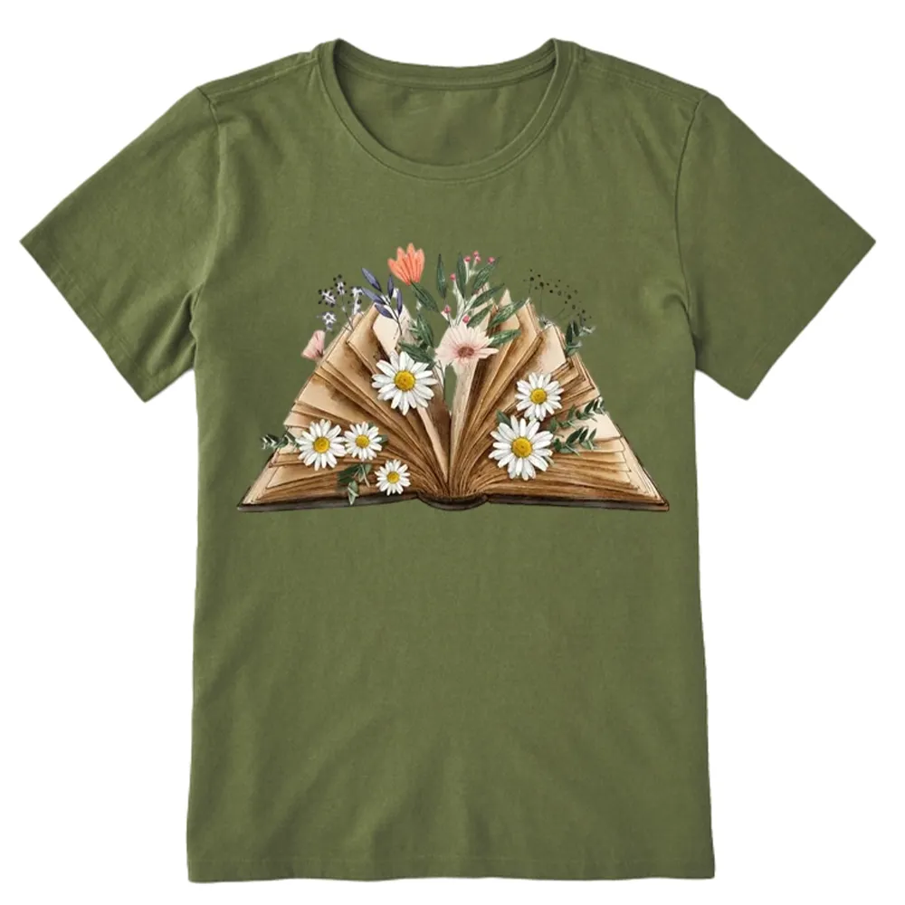 Pagewings Reading Flower Book Unisex Classic T-shirt