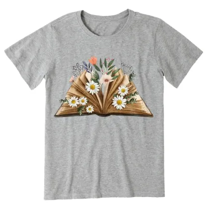 Pagewings Reading Flower Book Unisex Classic T-shirt