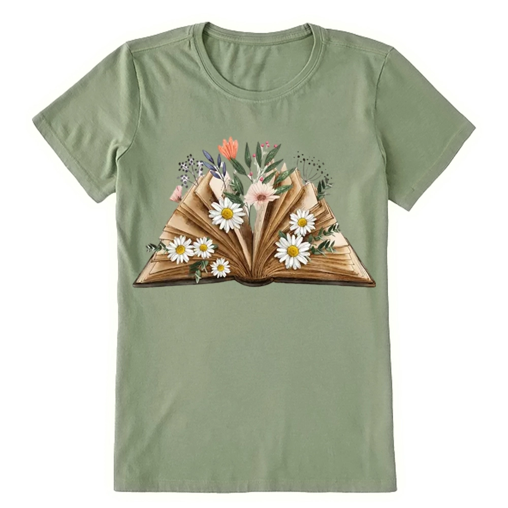 Pagewings Reading Flower Book Unisex Classic T-shirt