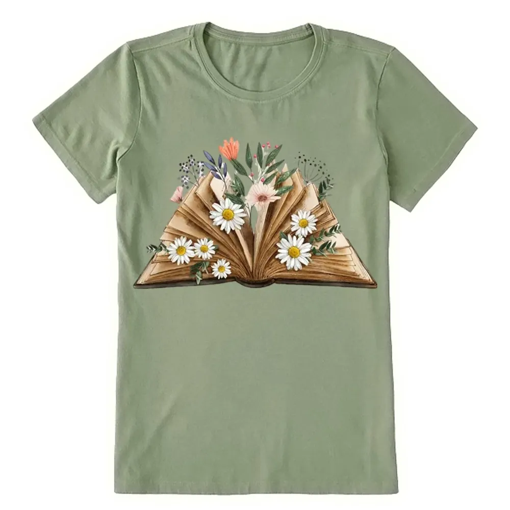 Pagewings Reading Flower Book Unisex Classic T-shirt