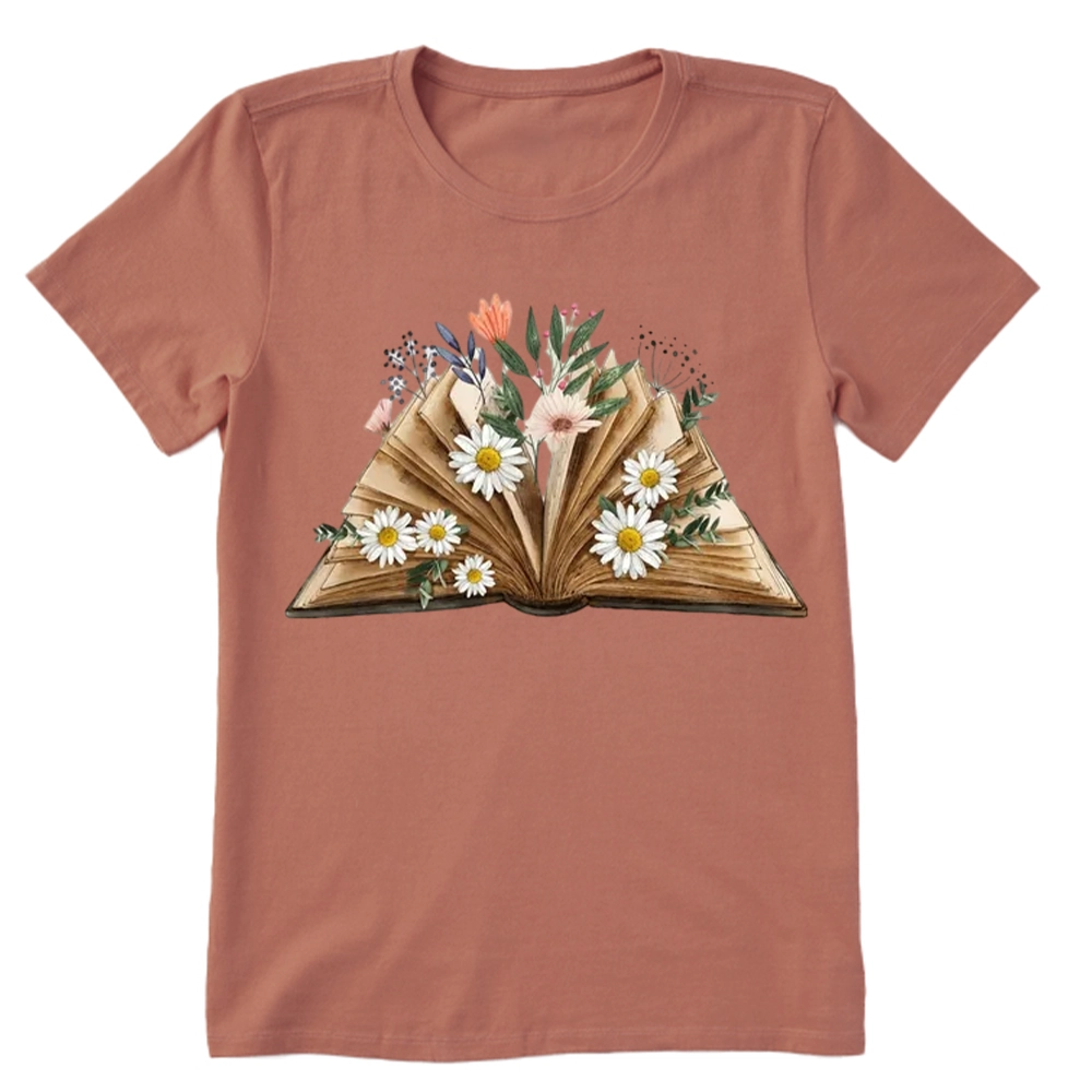 Pagewings Reading Flower Book Unisex Classic T-shirt