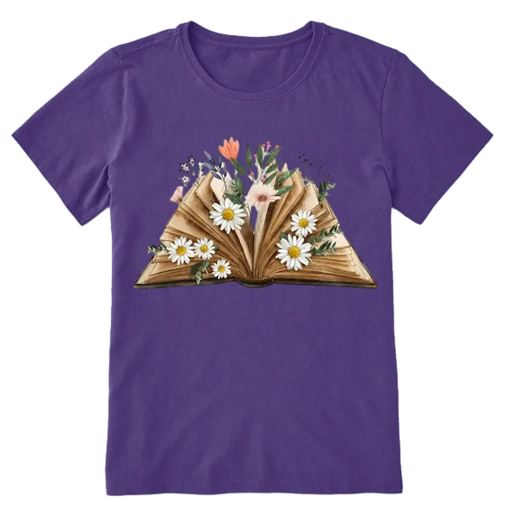 Pagewings Reading Flower Book Unisex Classic T-shirt