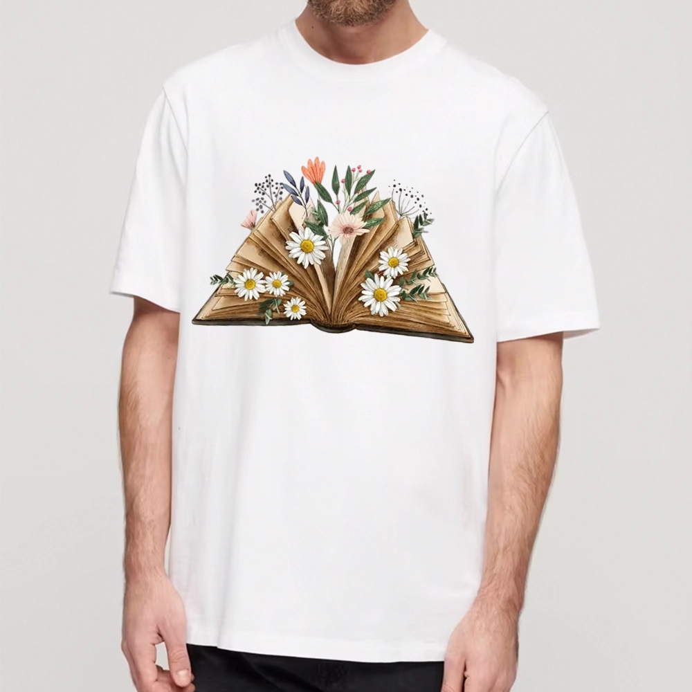Pagewings Reading Flower Book Unisex Classic T-shirt