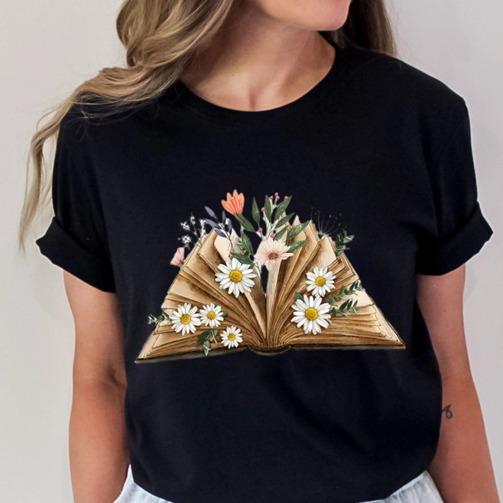 Pagewings Reading Flower Book Unisex Classic T-shirt