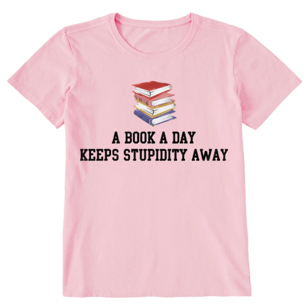 Pagewings A Book A Day Keeps Stupidity Away Unisex Classic T-shirt