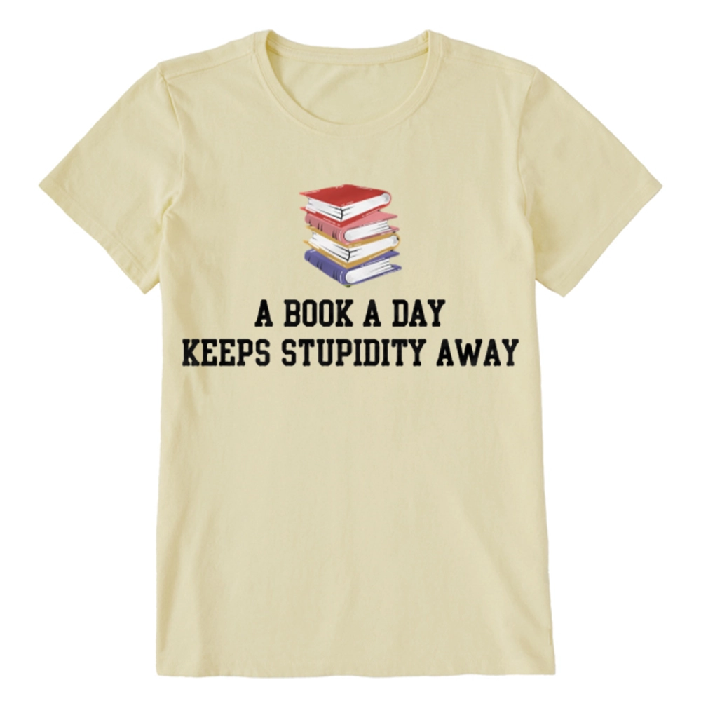 Pagewings A Book A Day Keeps Stupidity Away Unisex Classic T-shirt