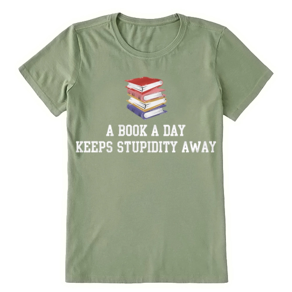 Pagewings A Book A Day Keeps Stupidity Away Unisex Classic T-shirt