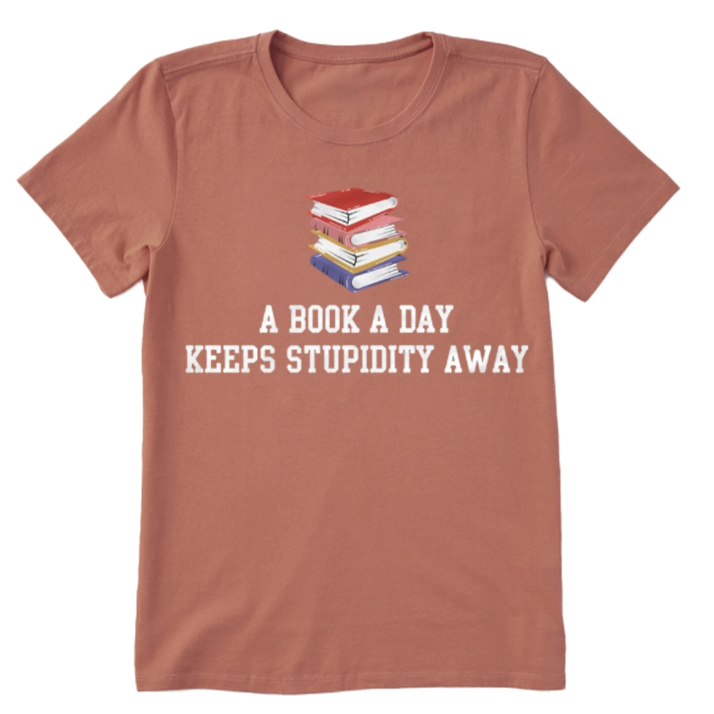 Pagewings A Book A Day Keeps Stupidity Away Unisex Classic T-shirt