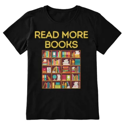 Pagewings Read More Books Bookshelves Unisex Classic T-shirt