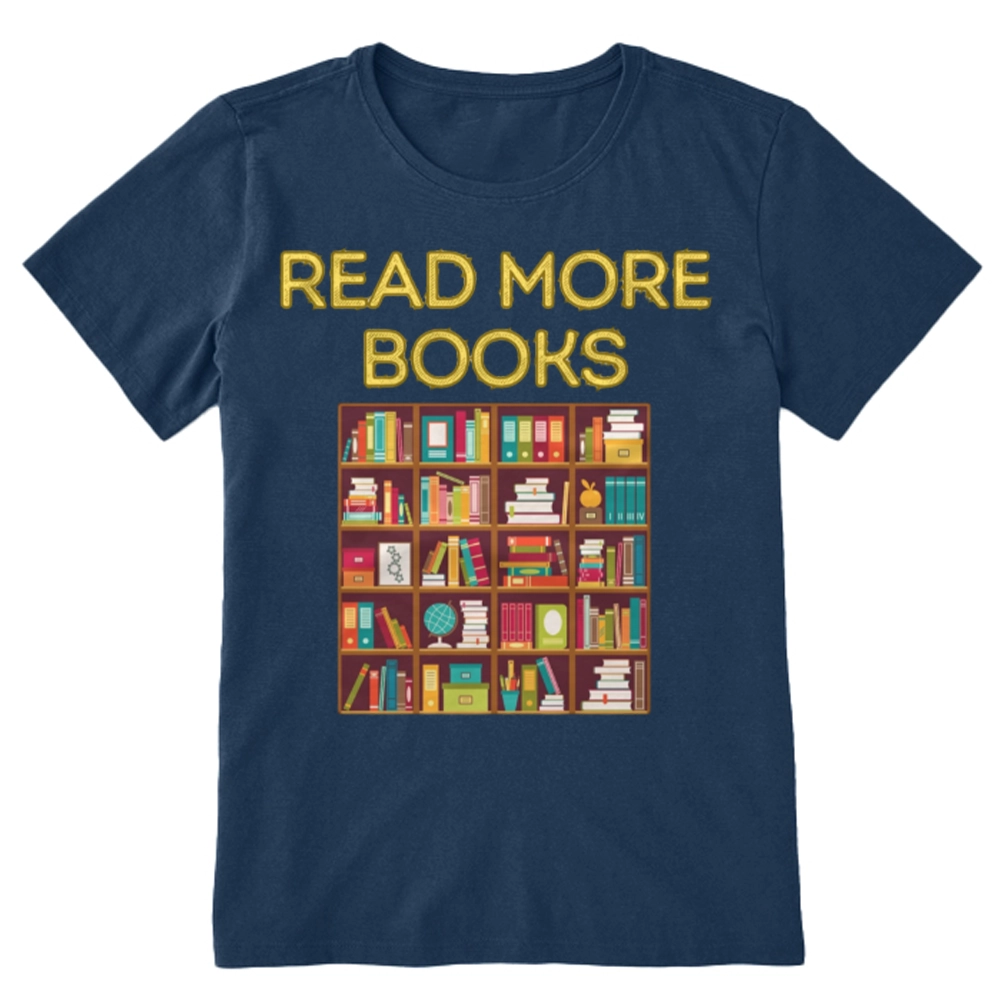 Pagewings Read More Books Bookshelves Unisex Classic T-shirt