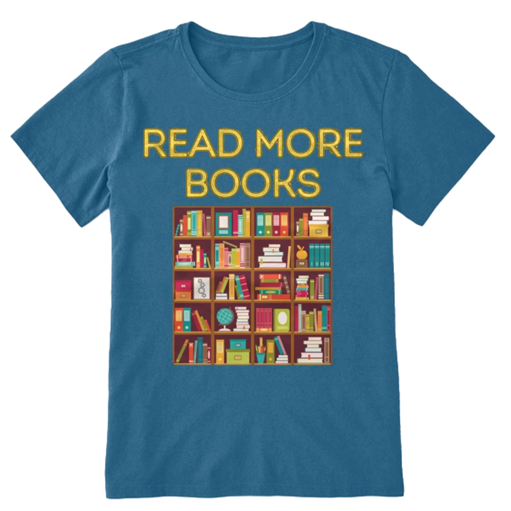 Pagewings Read More Books Bookshelves Unisex Classic T-shirt