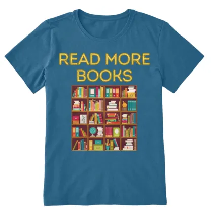 Pagewings Read More Books Bookshelves Unisex Classic T-shirt