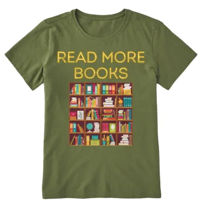 Pagewings Read More Books Bookshelves Unisex Classic T-shirt