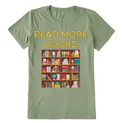 Pagewings Read More Books Bookshelves Unisex Classic T-shirt