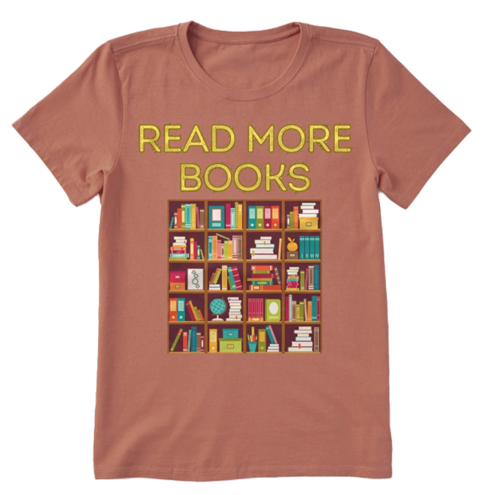 Pagewings Read More Books Bookshelves Unisex Classic T-shirt