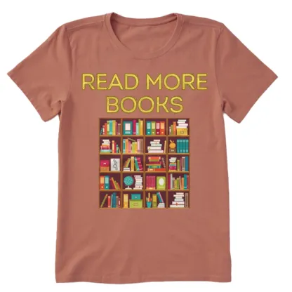 Pagewings Read More Books Bookshelves Unisex Classic T-shirt