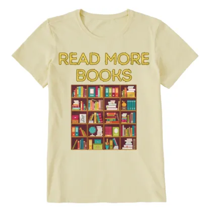 Pagewings Read More Books Bookshelves Unisex Classic T-shirt