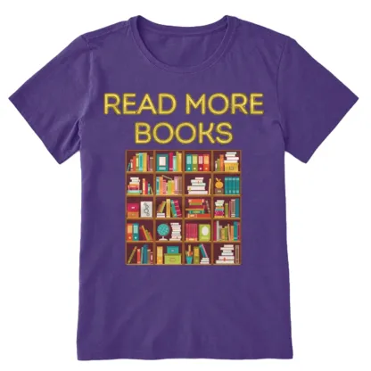Pagewings Read More Books Bookshelves Unisex Classic T-shirt