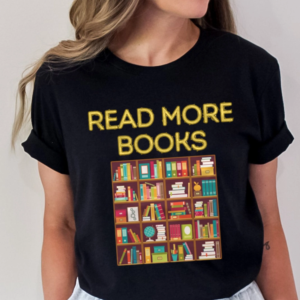 Pagewings Read More Books Bookshelves Unisex Classic T-shirt