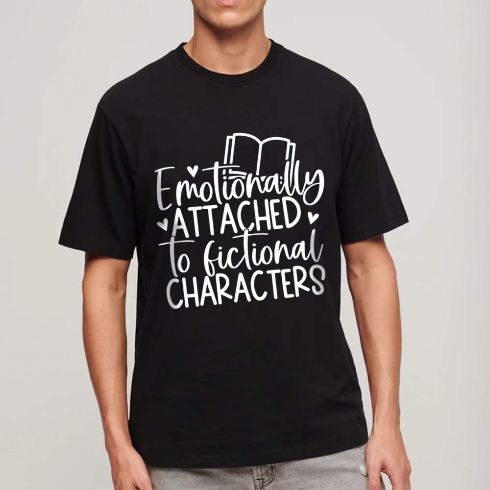 Pagewings Emotionally Attached To Fictional Characters Unisex Classic T-shirt