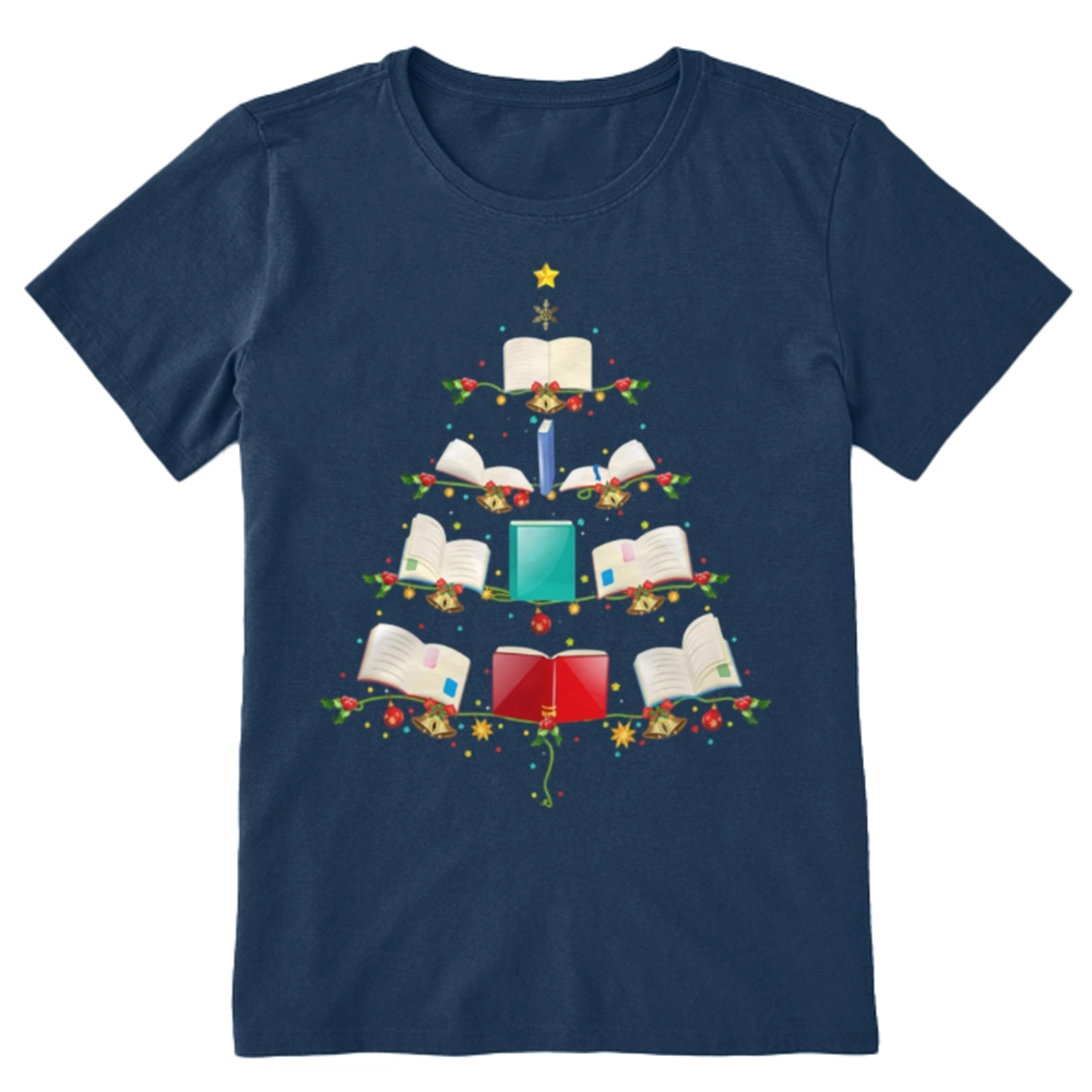 Pagewings Book Christmas Tree Unisex Classic T-shirt