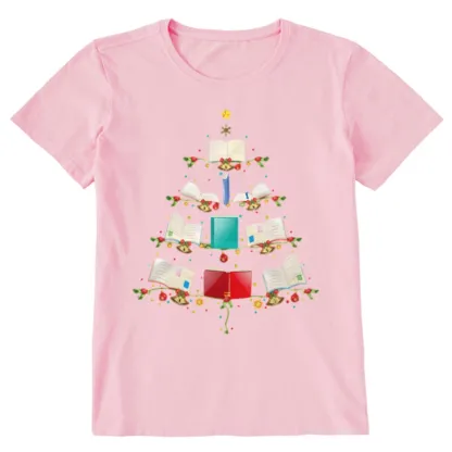 Pagewings Book Christmas Tree Unisex Classic T-shirt