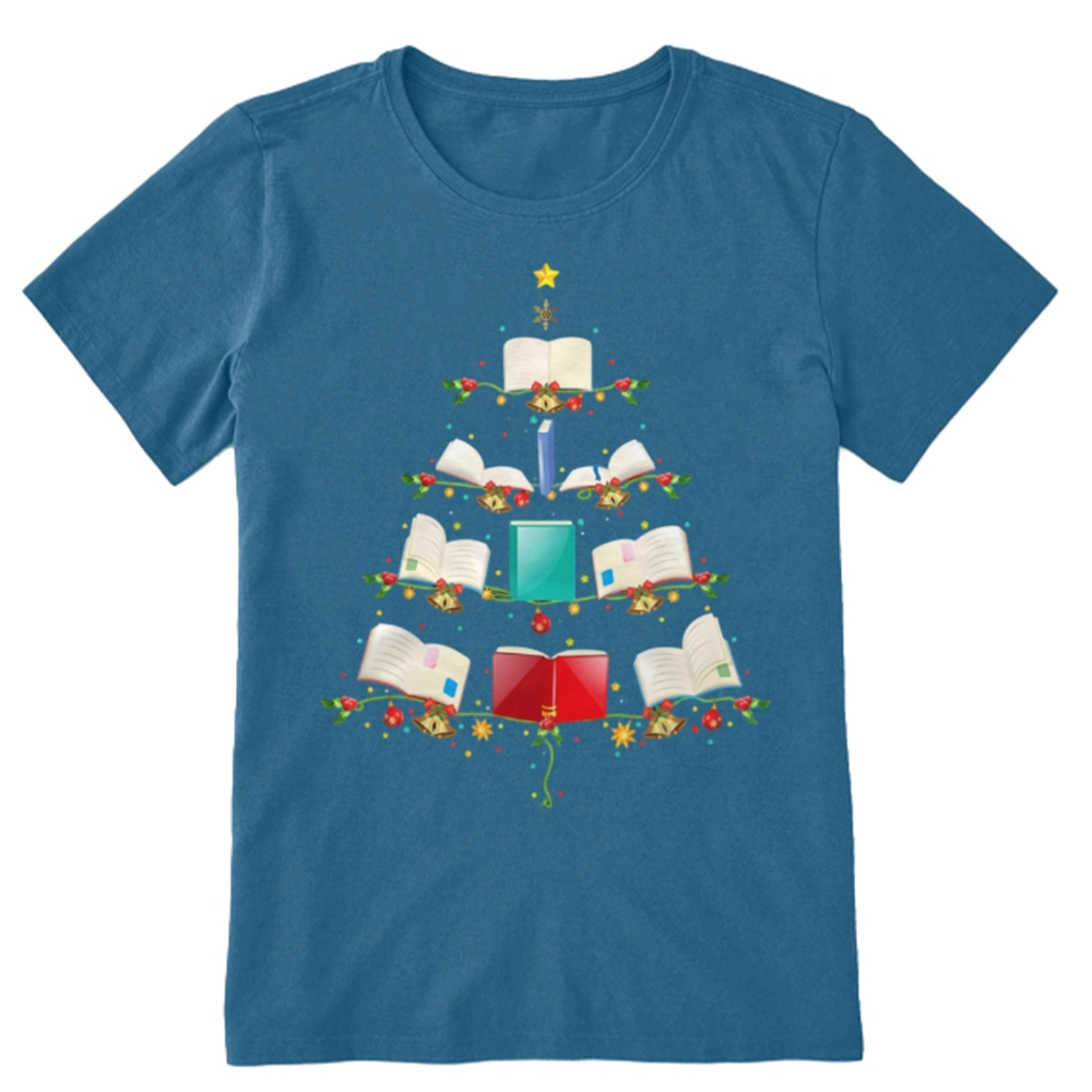 Pagewings Book Christmas Tree Unisex Classic T-shirt