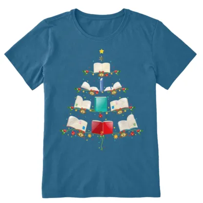 Pagewings Book Christmas Tree Unisex Classic T-shirt