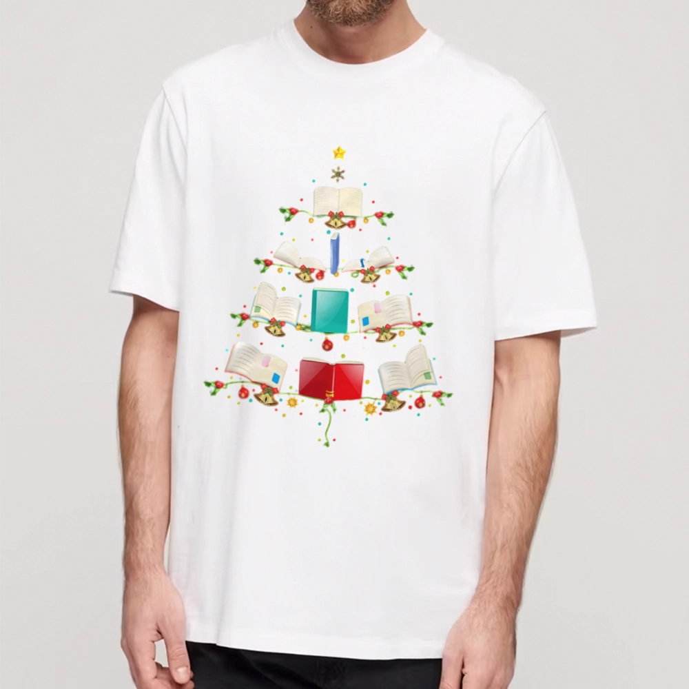 Pagewings Book Christmas Tree Unisex Classic T-shirt