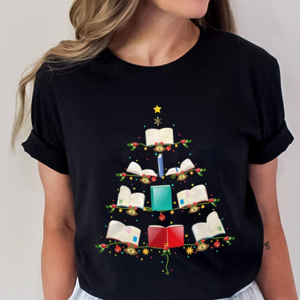 Pagewings Book Christmas Tree Unisex Classic T-shirt