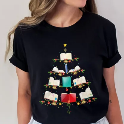 Pagewings Book Christmas Tree Unisex Classic T-shirt