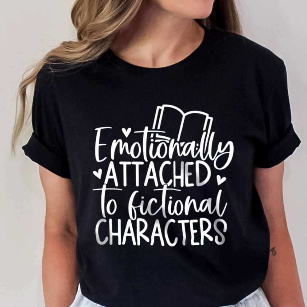 Pagewings Emotionally Attached To Fictional Characters Unisex Classic T-shirt