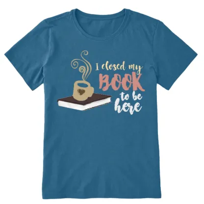 Pagewings I Closed My Book To Be Here Unisex Classic T-shirt