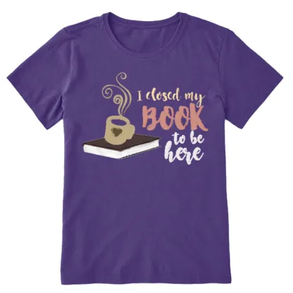 Pagewings I Closed My Book To Be Here Unisex Classic T-shirt