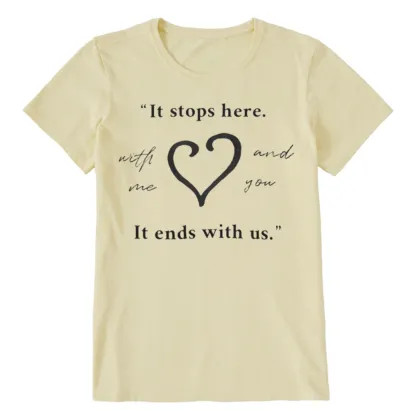 Pagewings It Ends With Us Colleen Hoover Unisex Classic T-shirt