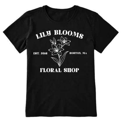 Pagewings Lily Bloom's Floral Unisex Classic T-shirt