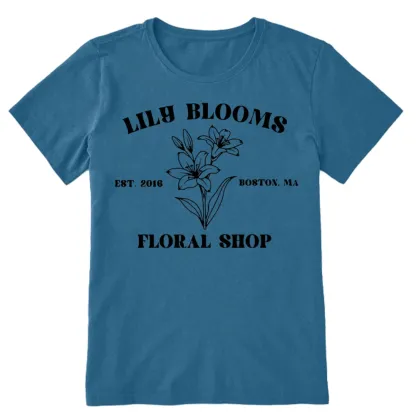 Pagewings Lily Bloom's Floral Unisex Classic T-shirt