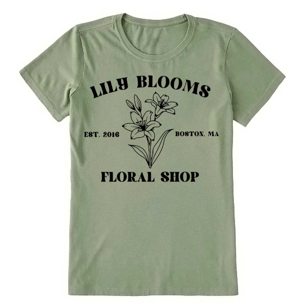 Pagewings Lily Bloom's Floral Unisex Classic T-shirt