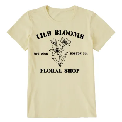 Pagewings Lily Bloom's Floral Unisex Classic T-shirt