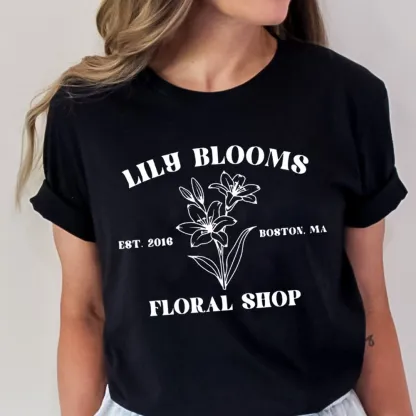Pagewings Lily Bloom's Floral Unisex Classic T-shirt