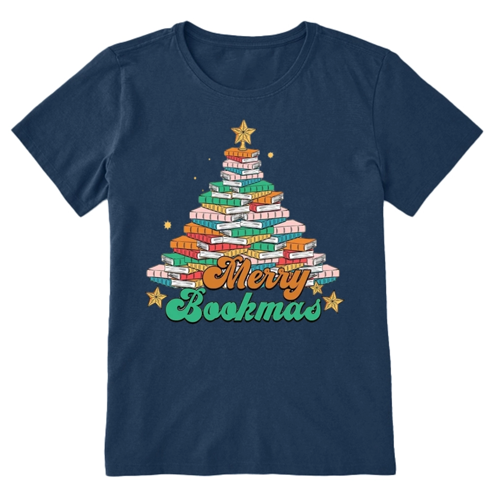 Pagewings Christmas Merry Bookmas Unisex Classic T-shirt