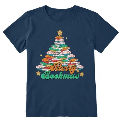 Pagewings Christmas Merry Bookmas Unisex Classic T-shirt