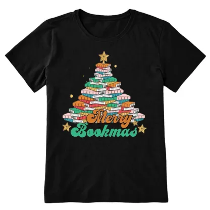 Pagewings Christmas Merry Bookmas Unisex Classic T-shirt