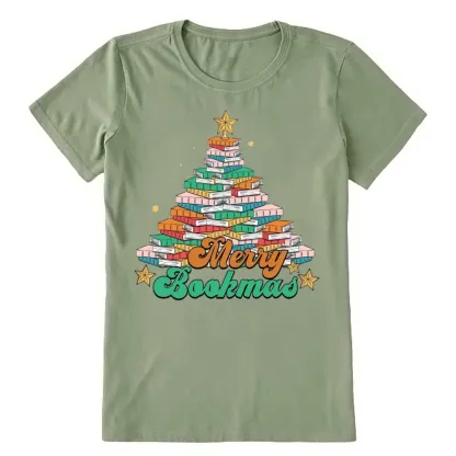 Pagewings Christmas Merry Bookmas Unisex Classic T-shirt